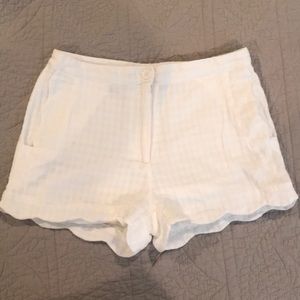 Scalloped Edge Shorts